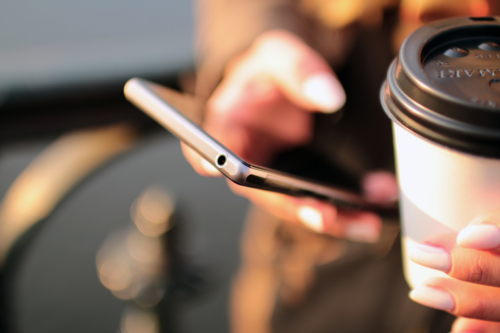 Person Taking a Coffee Break